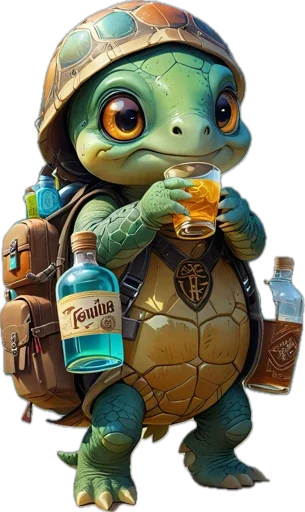 🥃 Стикер «TurTraveler» для Telegram