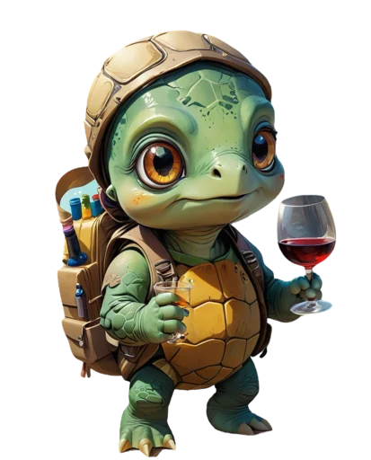 🍷 Стикер «TurTraveler» для Telegram