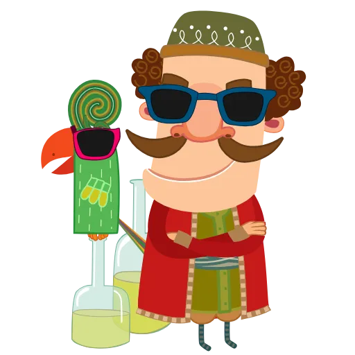 😎 Стикер «Tutio Baghal» для Telegram