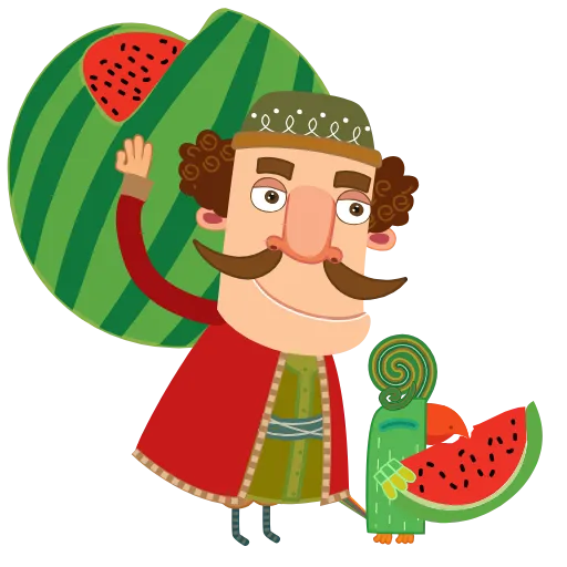 🍉 Стикер «Tutio Baghal» для Telegram