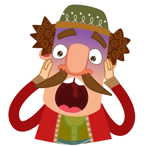 😱 Стикер «Tutio Baghal» для Telegram
