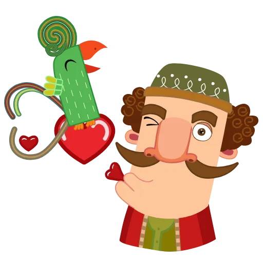 😘 Стикер «Tutio Baghal» для Telegram