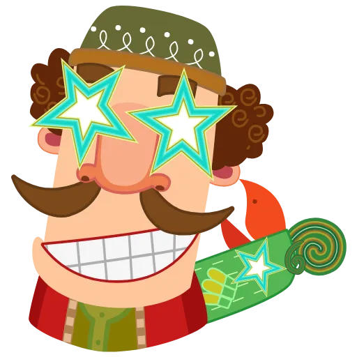🤩 Стикер «Tutio Baghal» для Telegram