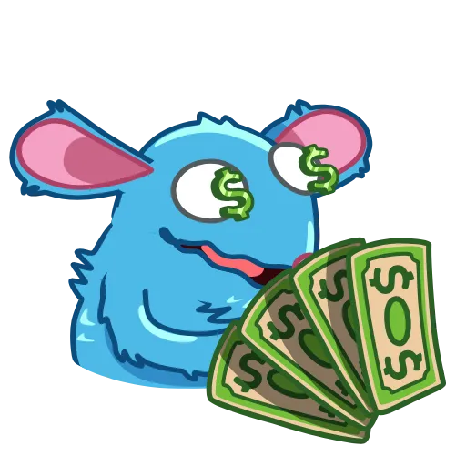 🤑 Стикер «Tutter Mouse» для Telegram