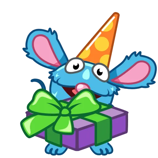 🥳 Стикер «Tutter Mouse» для Telegram