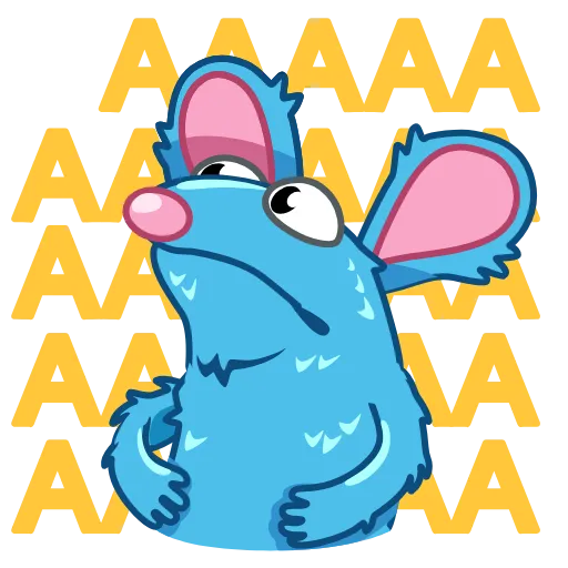 😱 Стикер «Tutter Mouse» для Telegram