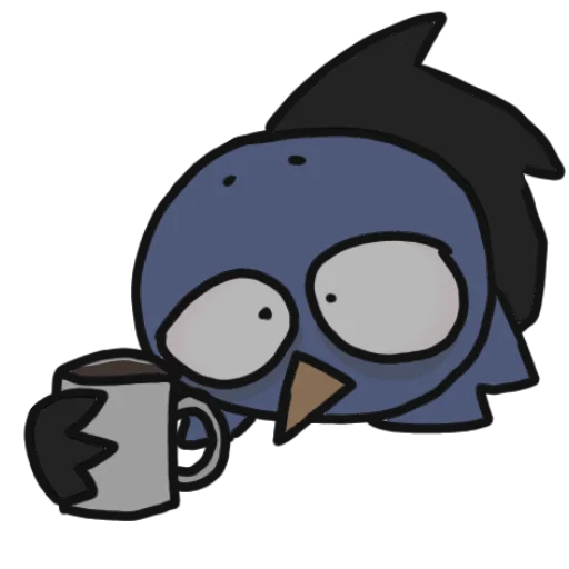 ☕️ Стикер «Голубь гей» для Telegram