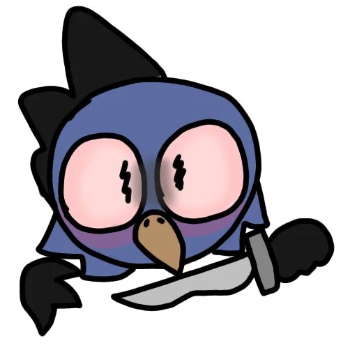 🔪 Стикер «Голубь гей» для Telegram