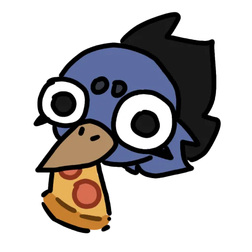 🍕 Стикер «Голубь гей» для Telegram