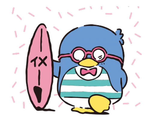 ⛱️ Стикер «Tuxedosam» для Telegram