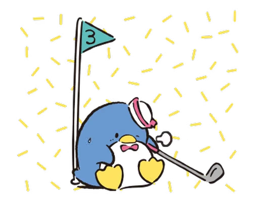 ⛳️ Стикер «Tuxedosam» для Telegram