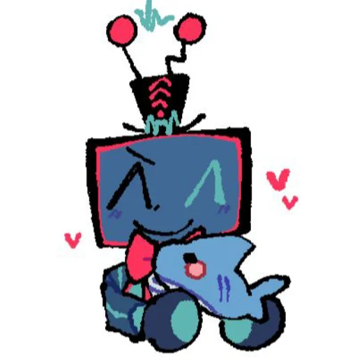 🐞 Стикер «TV - Head» для Telegram