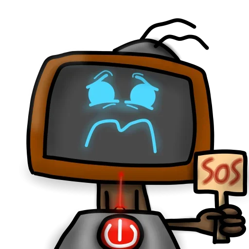 🤬 Стикер «Tv everywhere» для Telegram