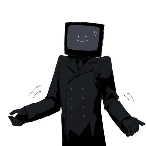 🤷 Стикер «TV man» для Telegram