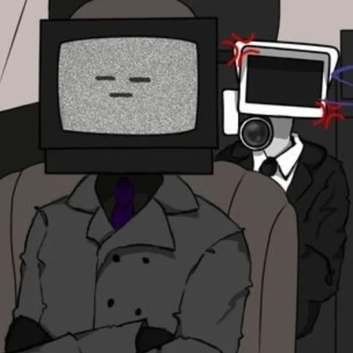 😑 Стикер «TV man» для Telegram