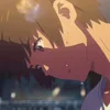 Стикер 12 Твоё имя - аниме эмоджи&nbsp;Kimi no Na wa