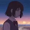 Стикер 18 Твоё имя - аниме эмоджи&nbsp;Kimi no Na wa