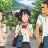 Стикер 5 Твоё имя - аниме эмоджи&nbsp;Kimi no Na wa