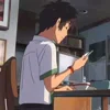 Стикер 7 Твоё имя - аниме эмоджи&nbsp;Kimi no Na wa