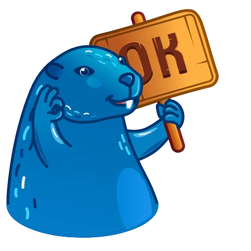👌 Стикер «Твори бобро» для Telegram