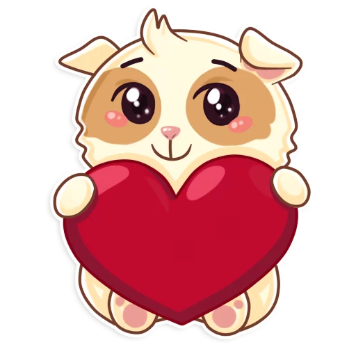 ❤ Стикер «Cavy» для Telegram