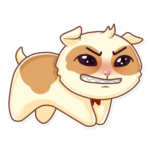 😠 Стикер «Cavy» для Telegram