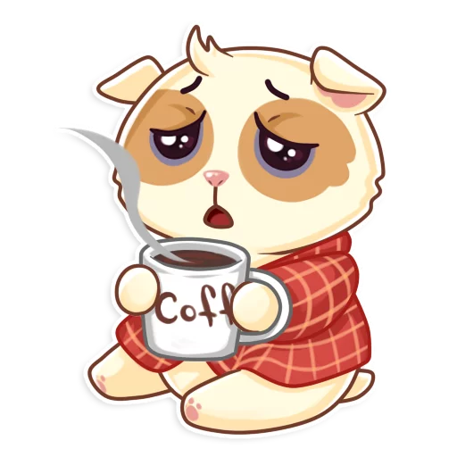 ☕ Стикер «Cavy» для Telegram
