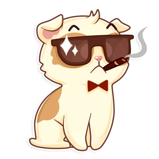 😎 Стикер «Cavy» для Telegram