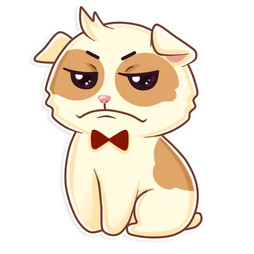 😕 Стикер «Cavy» для Telegram