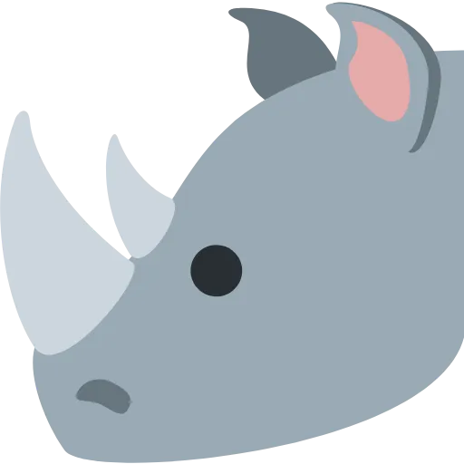 🦏 Эмодзи «Twemoji Animals» для Telegram