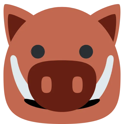 🐗 Эмодзи «Twemoji Animals» для Telegram