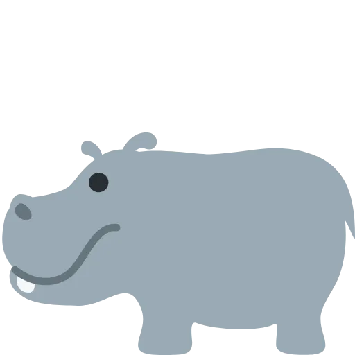 🦛 Эмодзи «Twemoji Animals» для Telegram