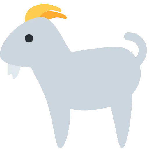 🐐 Эмодзи «Twemoji Animals» для Telegram