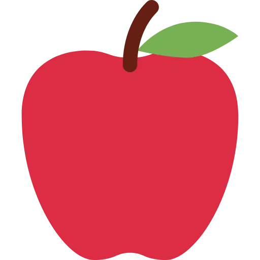 🍎 Эмодзи «Twemoji Foods» для Telegram