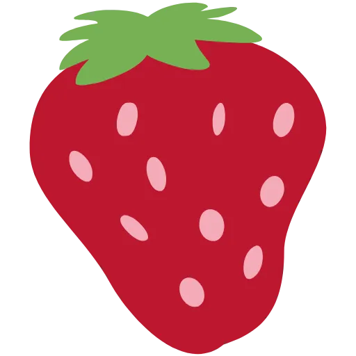 🍓 Эмодзи «Twemoji Foods» для Telegram
