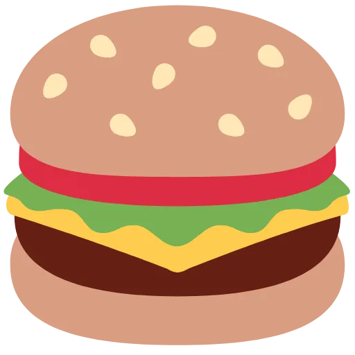 🍔 Эмодзи «Twemoji Foods» для Telegram