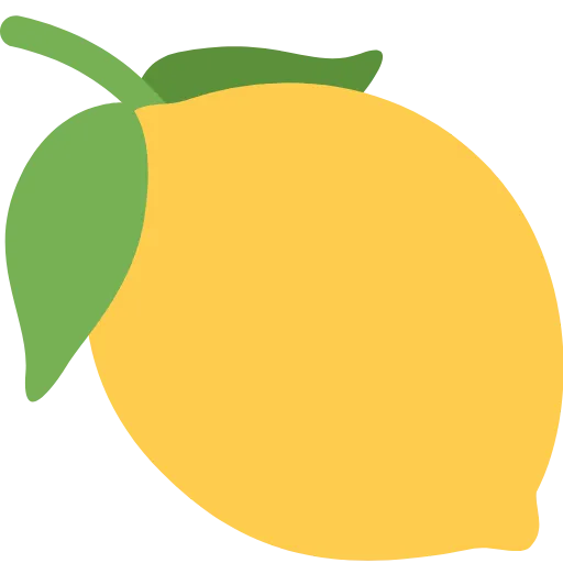 🍋 Эмодзи «Twemoji Foods» для Telegram