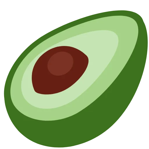 🥑 Эмодзи «Twemoji Foods» для Telegram