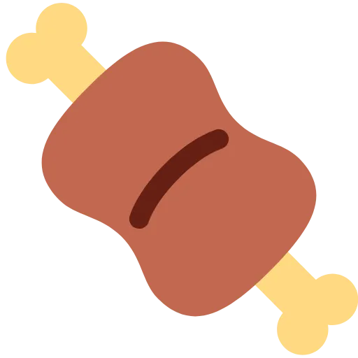 🍖 Эмодзи «Twemoji Foods» для Telegram