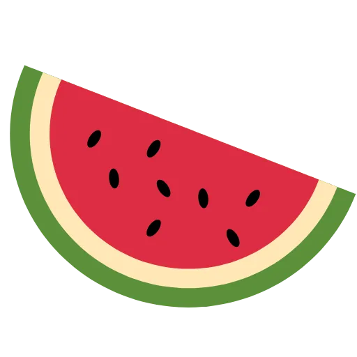 🍉 Эмодзи «Twemoji Foods» для Telegram