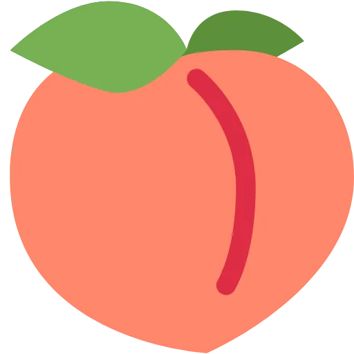 🍑 Эмодзи «Twemoji Foods» для Telegram