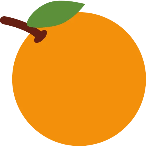 🍊 Эмодзи «Twemoji Foods» для Telegram