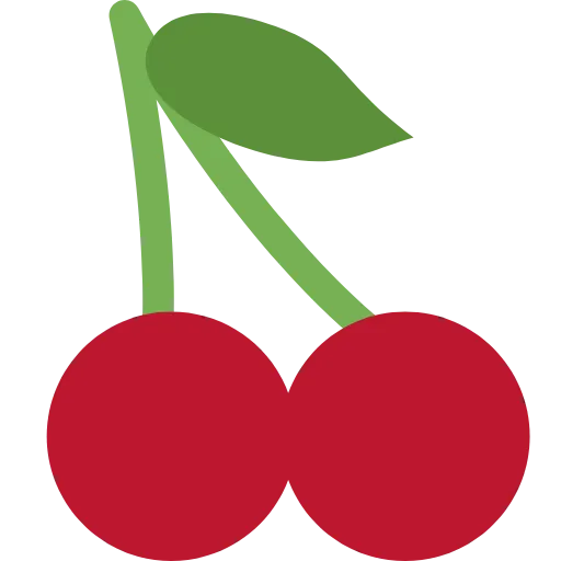 🍒 Эмодзи «Twemoji Foods» для Telegram