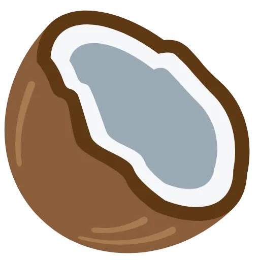 🥥 Эмодзи «Twemoji Foods» для Telegram