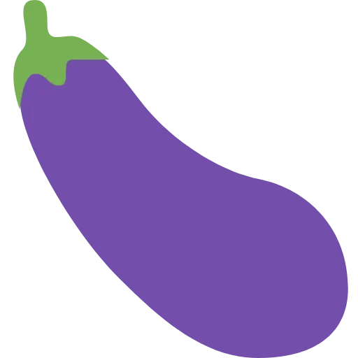 🍆 Эмодзи «Twemoji Foods» для Telegram