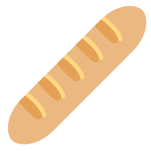 🥖 Эмодзи «Twemoji Foods» для Telegram