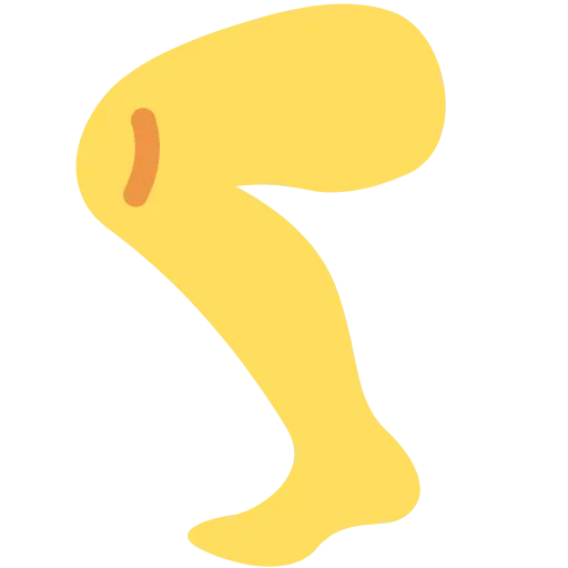 🦵 Эмодзи «Twemoji Hands» для Telegram