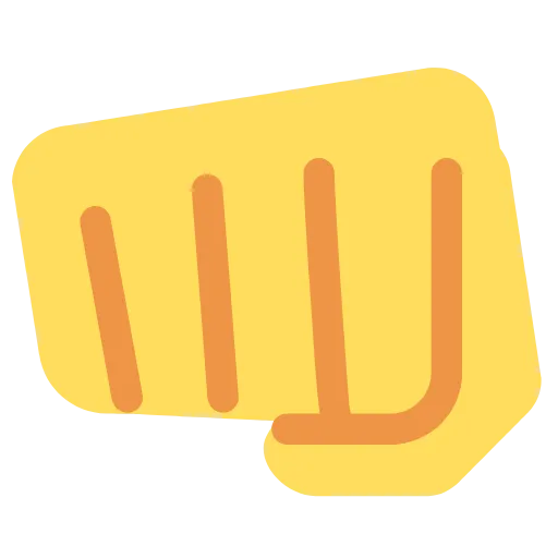 👊 Эмодзи «Twemoji Hands» для Telegram