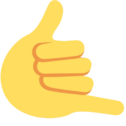 🤙 Эмодзи «Twemoji Hands» для Telegram