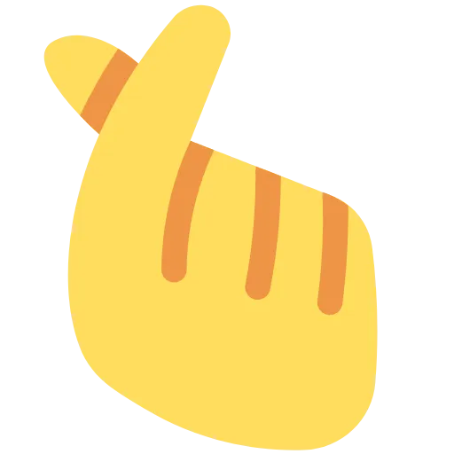 🫰 Эмодзи «Twemoji Hands» для Telegram